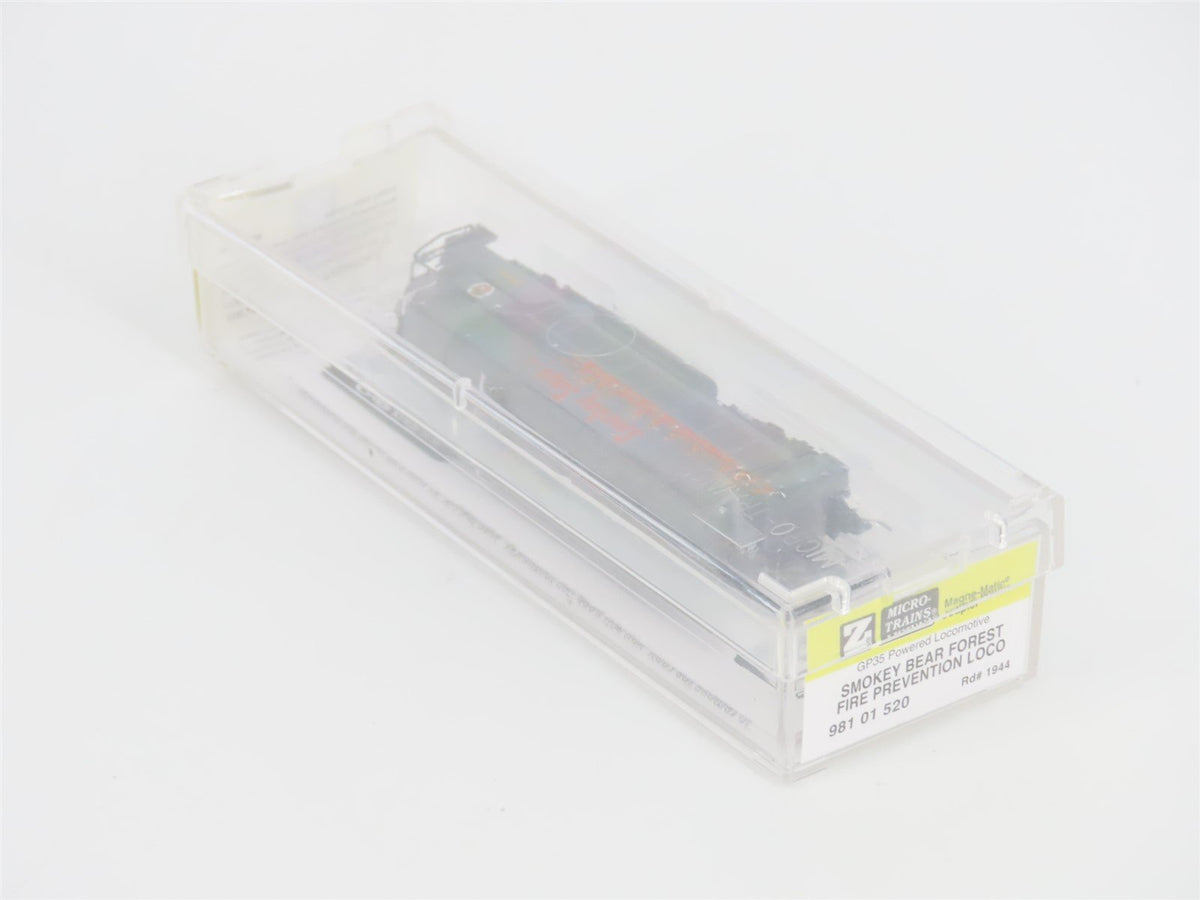 Z Scale Micro-Trains MTL 98101520 SBX Smokey Bear GP35 Diesel Locomotive #1944