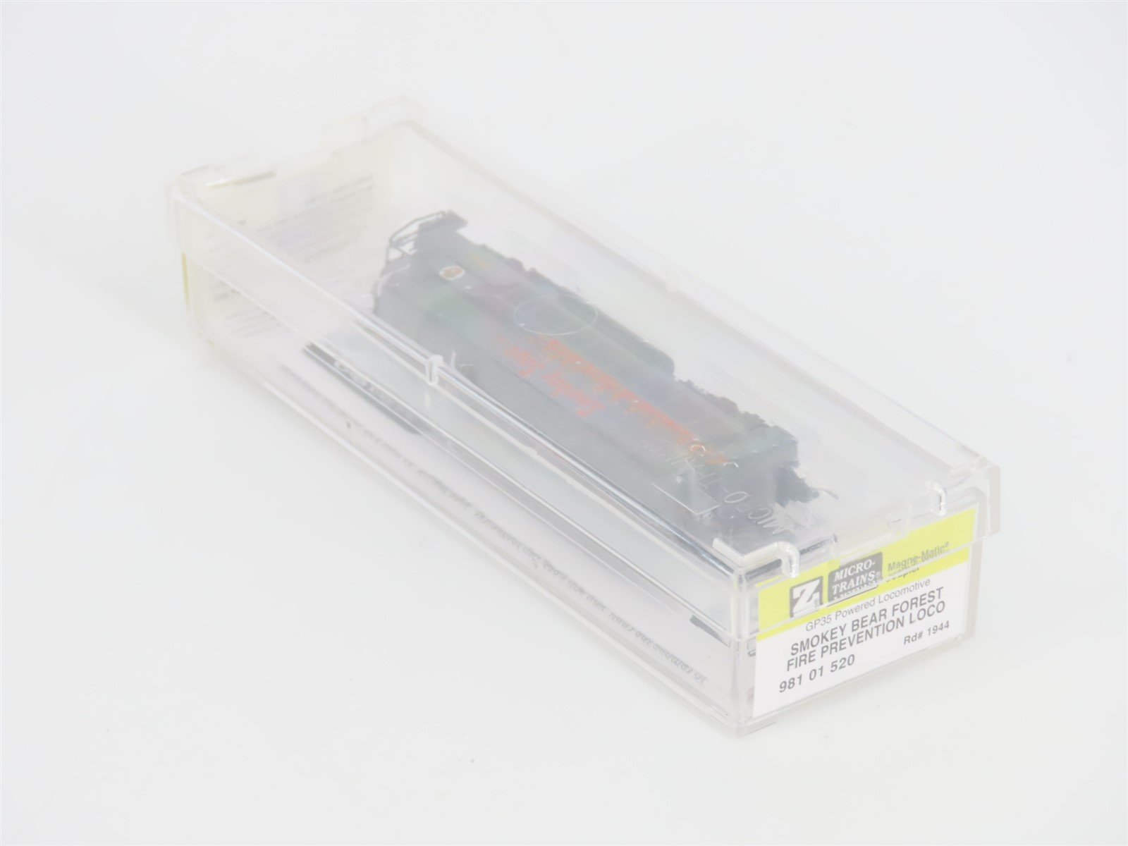 Z Scale Micro-Trains MTL 98101520 SBX Smokey Bear GP35 Diesel Locomotive #1944