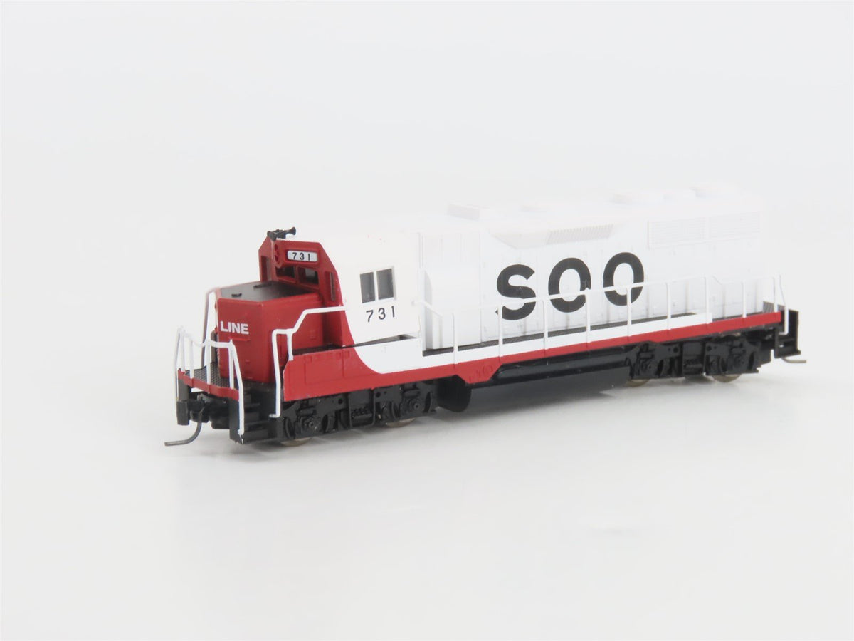 Z Scale Micro-Trains MTL 98101072 SOO Line GP35 Diesel Locomotive #731