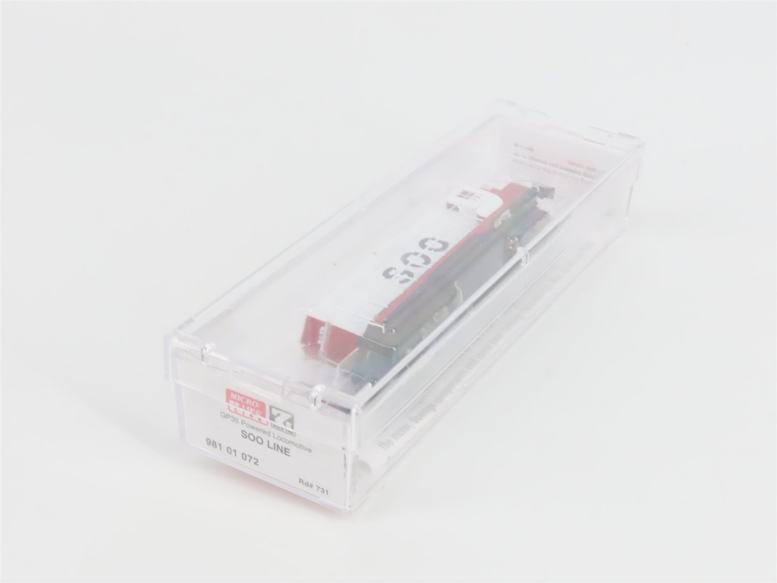 Z Scale Micro-Trains MTL 98101072 SOO Line GP35 Diesel Locomotive #731