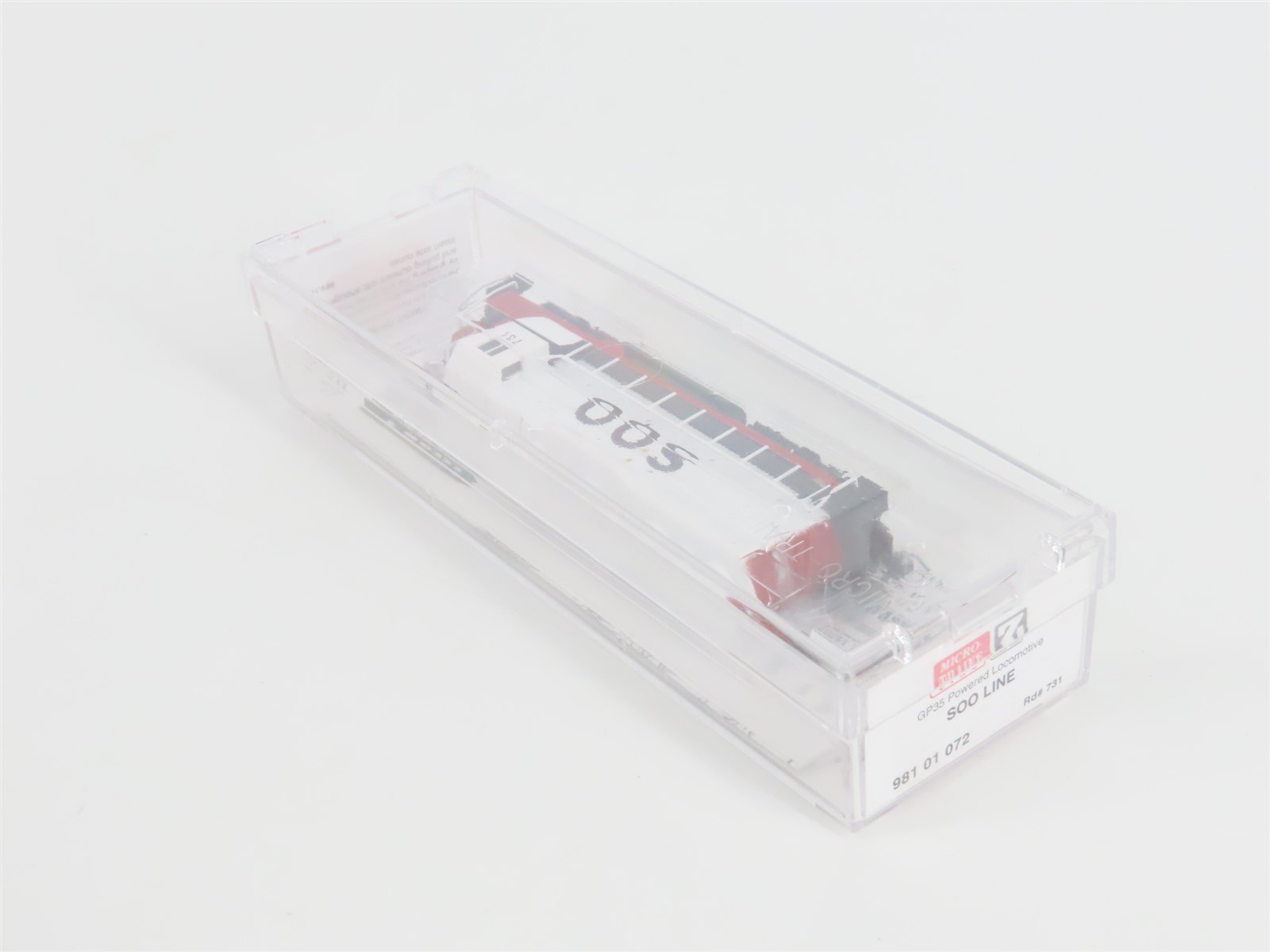 Z Scale Micro-Trains MTL 98101072 SOO Line GP35 Diesel Locomotive #731