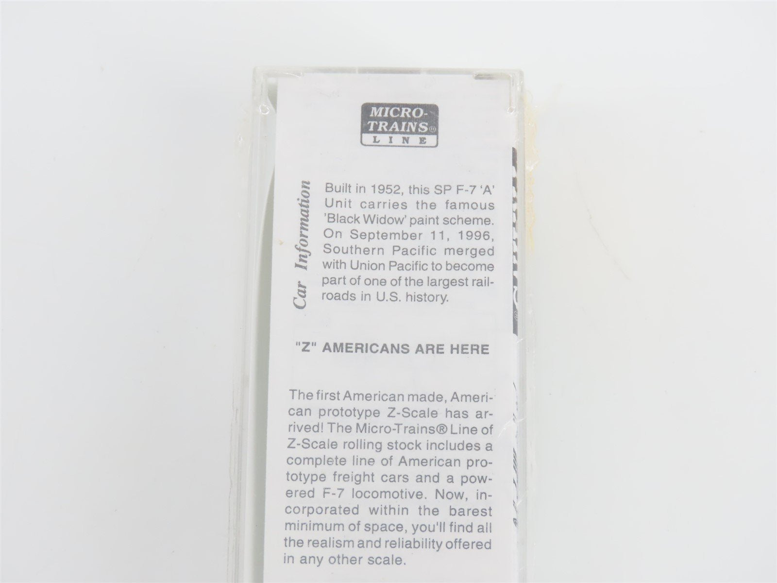 Z Micro-Trains MTL 14004-2 SP Southern Pacific F7A Diesel Loco #6402 SEALED