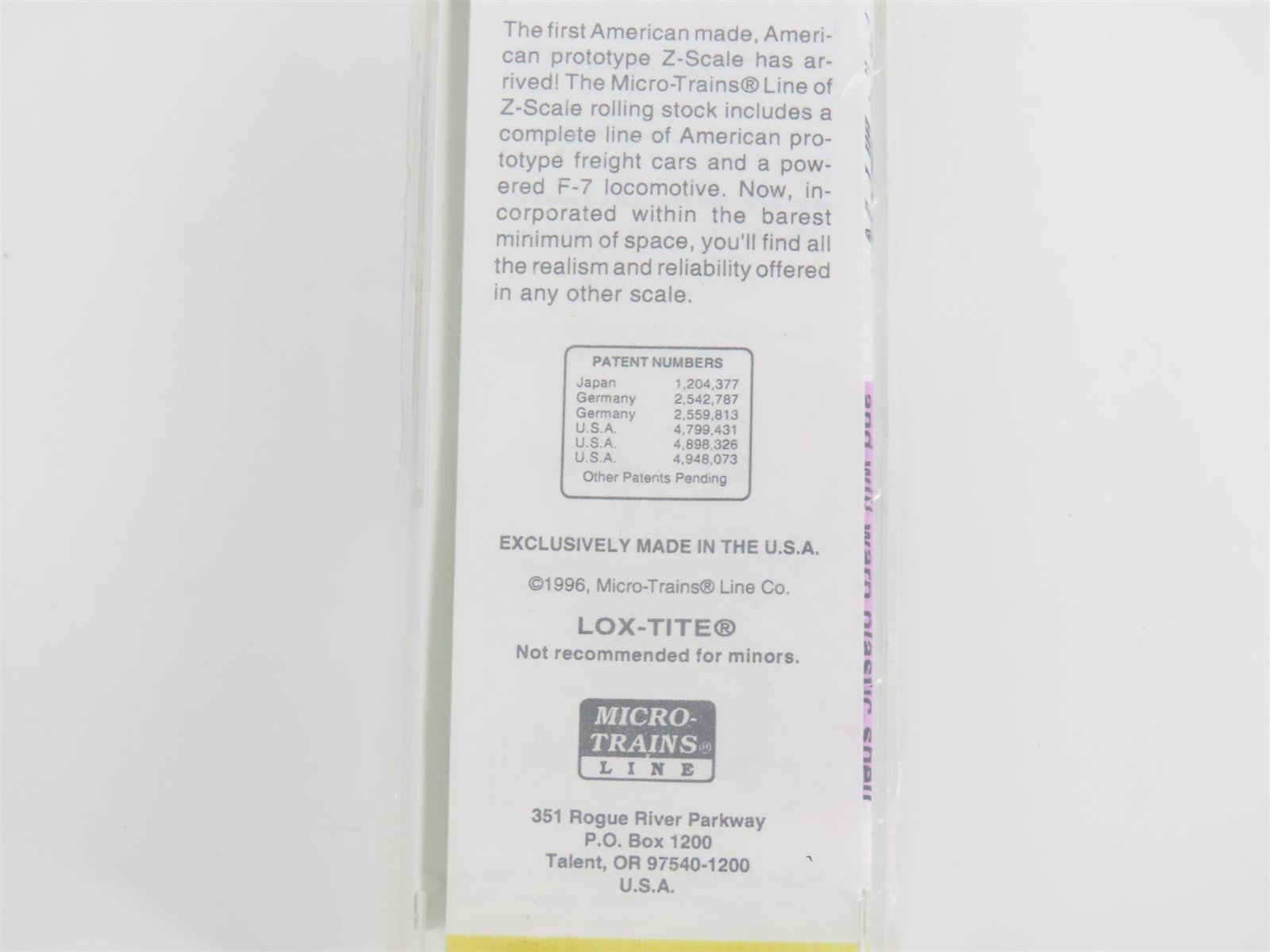 Z Micro-Trains MTL 14004-2 SP Southern Pacific F7A Diesel Loco #6402 SEALED