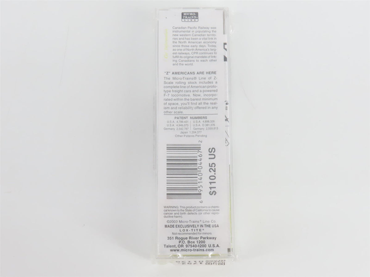 Z Micro-Trains MTL 14012 CP Canadian Pacific F7A Diesel Locomotive #4069 SEALED