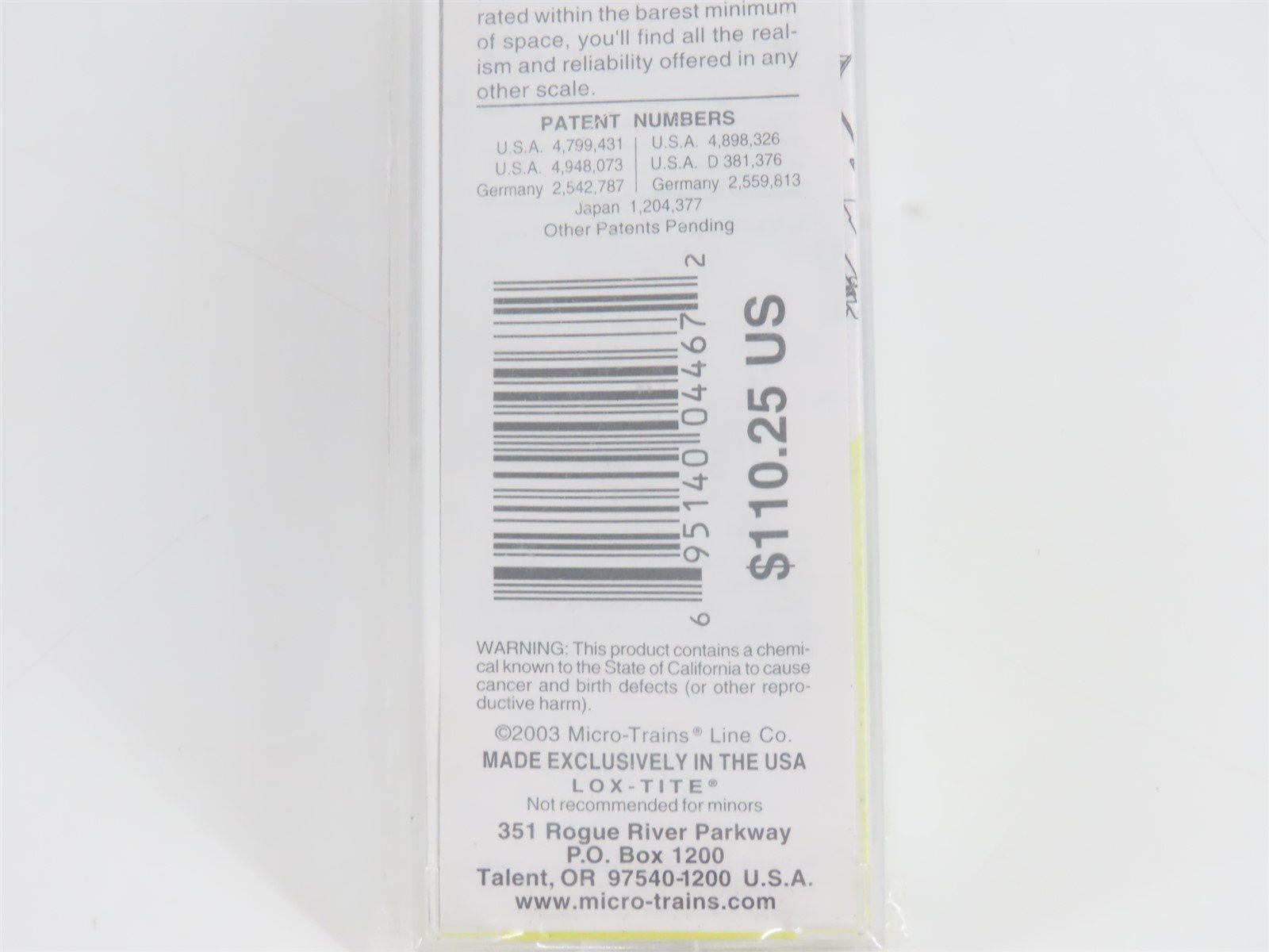 Z Micro-Trains MTL 14012 CP Canadian Pacific F7A Diesel Locomotive #4069 SEALED