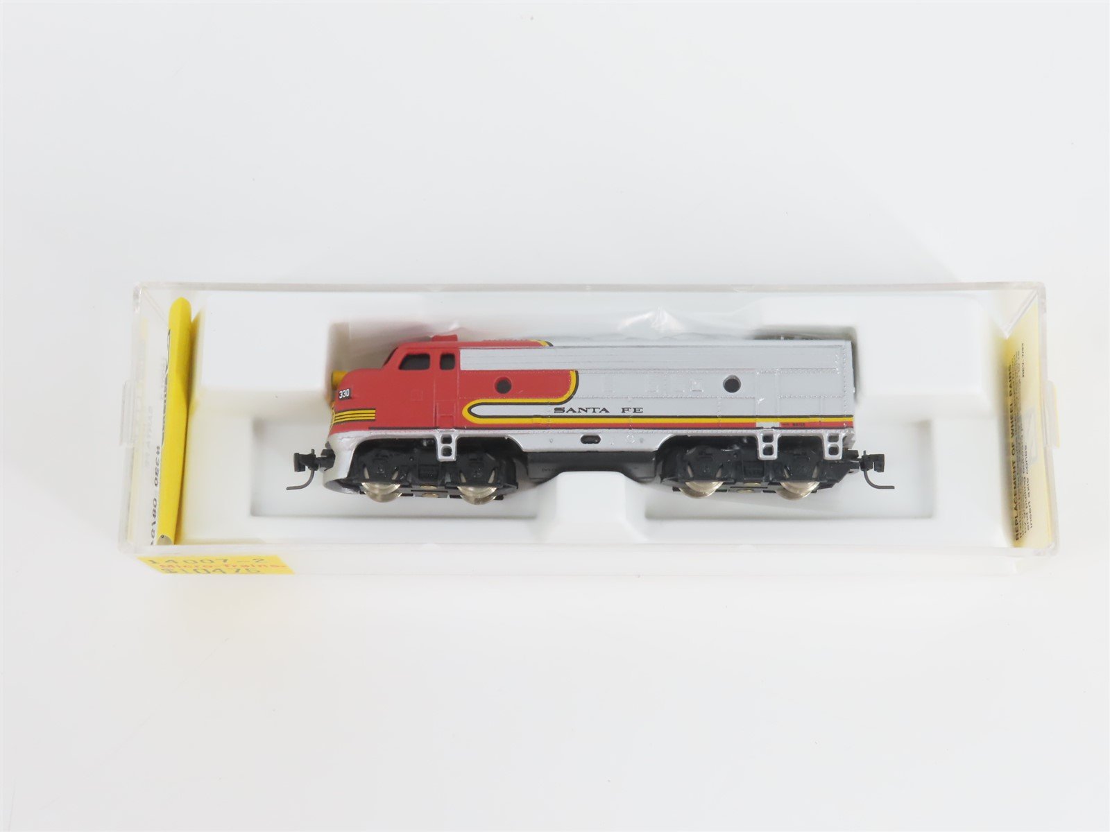 Z Micro-Trains MTL 14007-2 ATSF Santa Fe Warbonnet F7A Diesel Locomotive #330