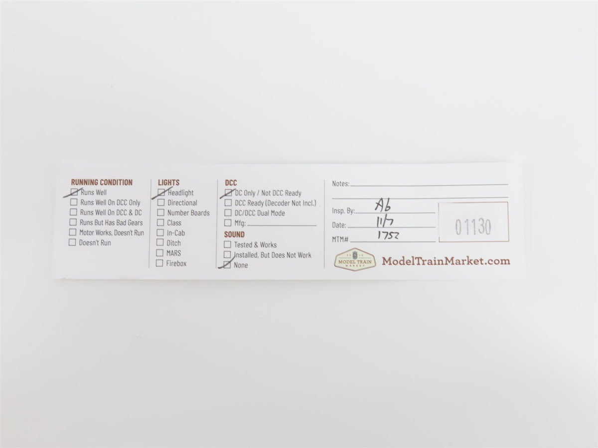 Z Micro-Trains MTL 14007-2 ATSF Santa Fe Warbonnet F7A Diesel Locomotive #330