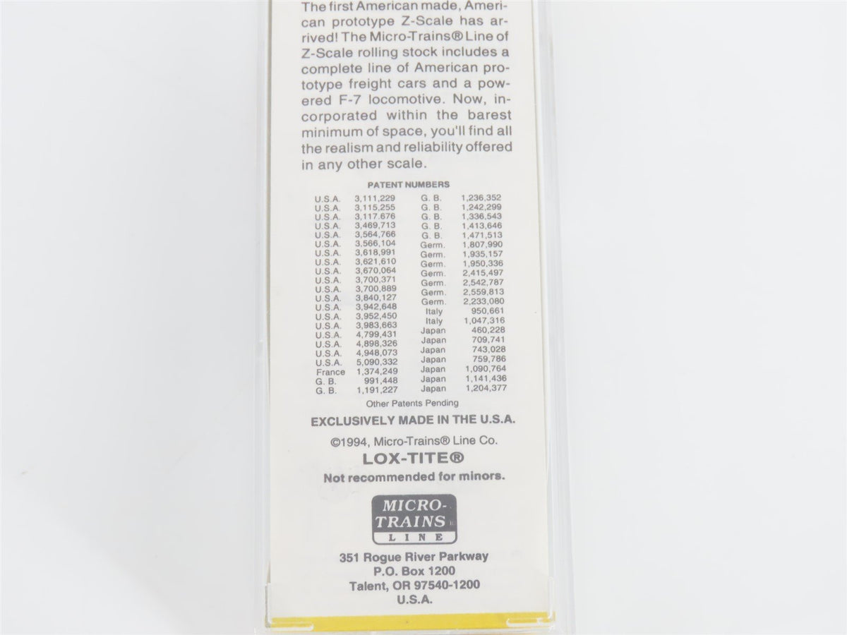 Z Micro-Trains MTL 14007-2 ATSF Santa Fe Warbonnet F7A Diesel Locomotive #330