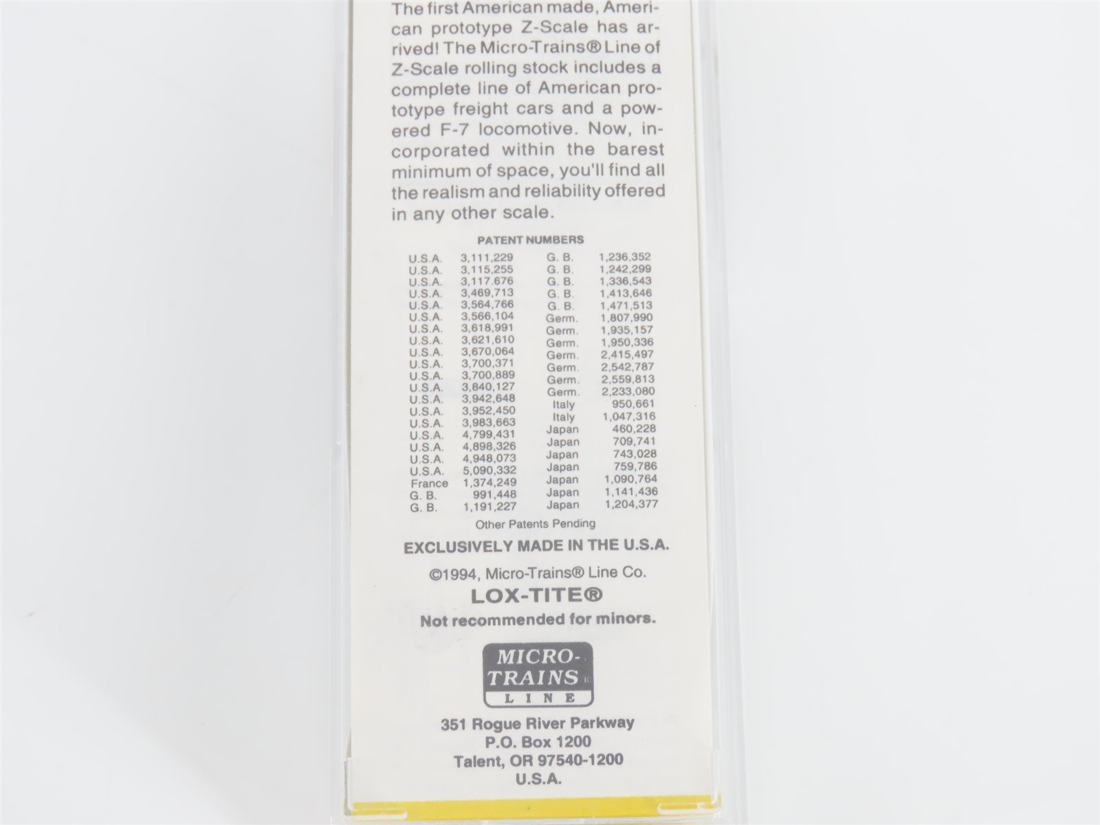 Z Micro-Trains MTL 14007-2 ATSF Santa Fe Warbonnet F7A Diesel Locomotive #330