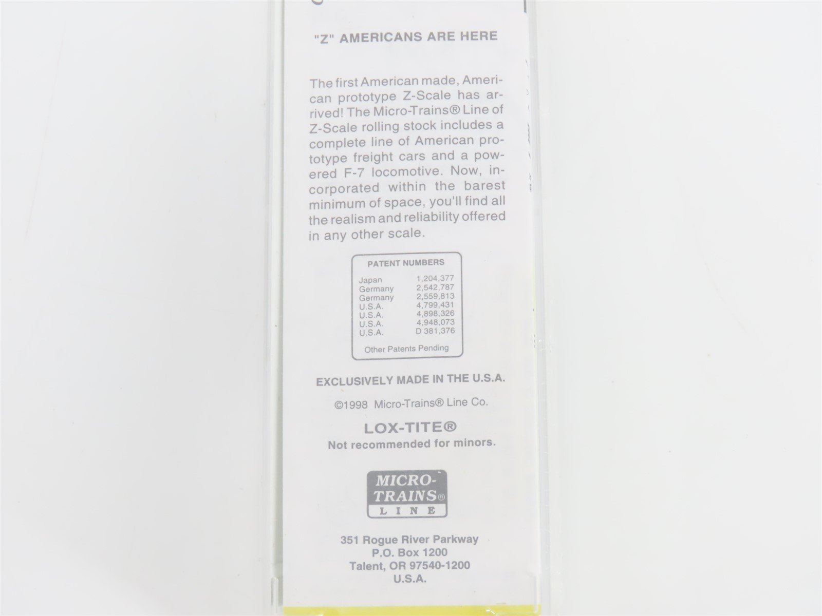 Z Scale Micro-Trains MTL 14008-2 GN Great Northern F7A Diesel Loco #268A SEALED