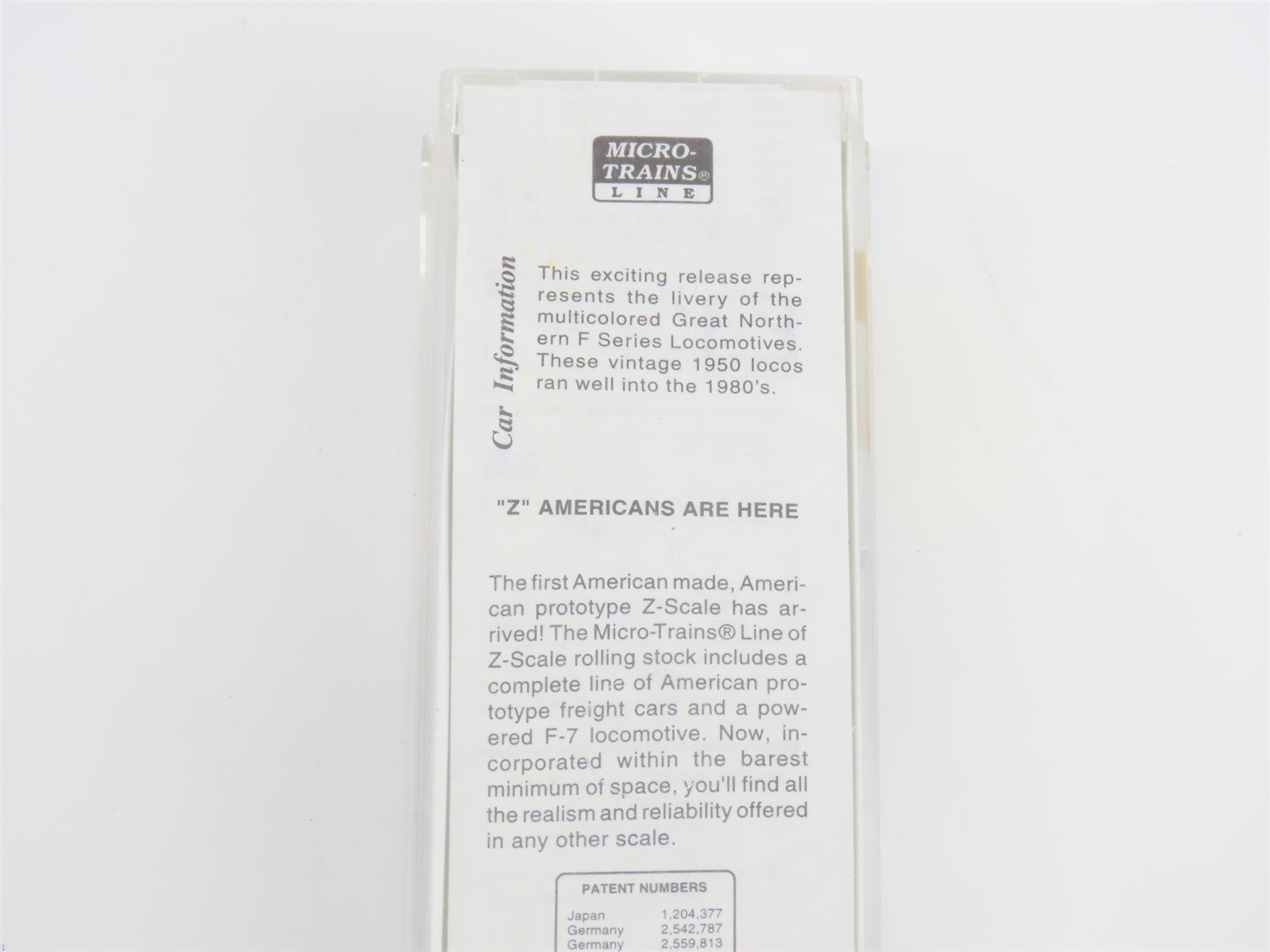 Z Scale Micro-Trains MTL 12008-2 GN Great Northern F7A Diesel #268B UNPOWERED