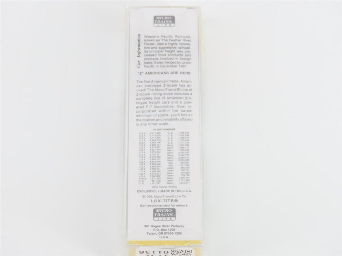 Z Scale Micro-Trains MTL 12006-2 WP Western Pacific F7A Diesel Sealed/UNPOWERED