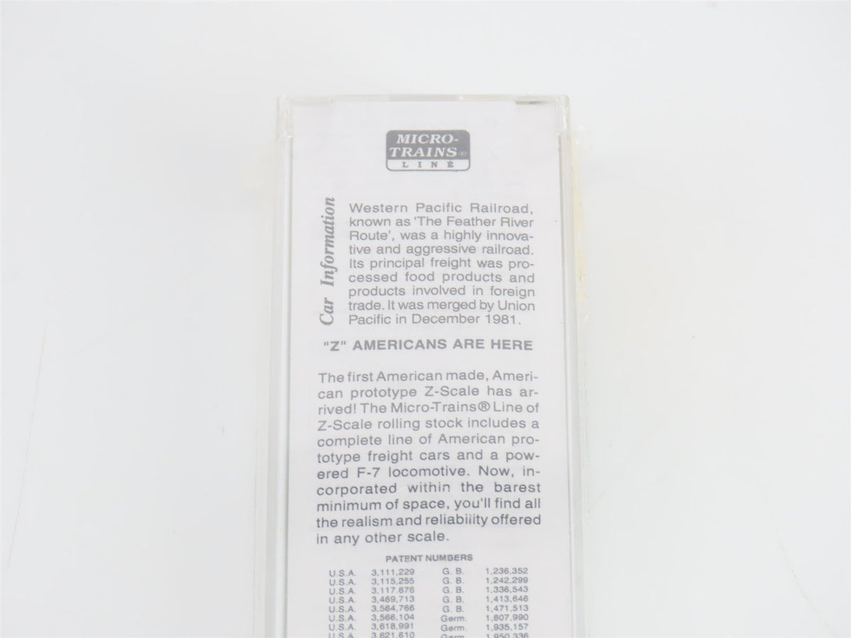 Z Scale Micro-Trains MTL 12006-2 WP Western Pacific F7A Diesel Sealed/UNPOWERED