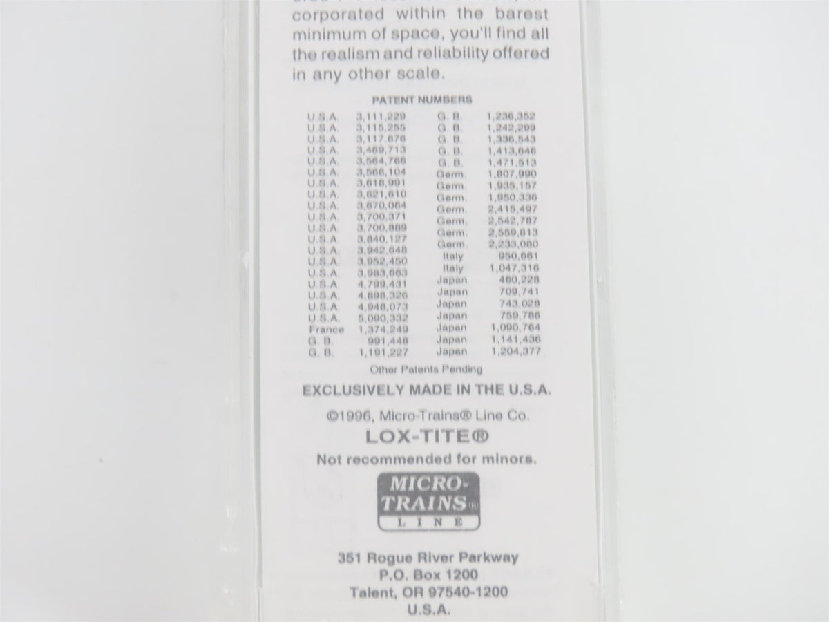 Z Scale Micro-Trains MTL 12006-2 WP Western Pacific F7A Diesel Sealed/UNPOWERED