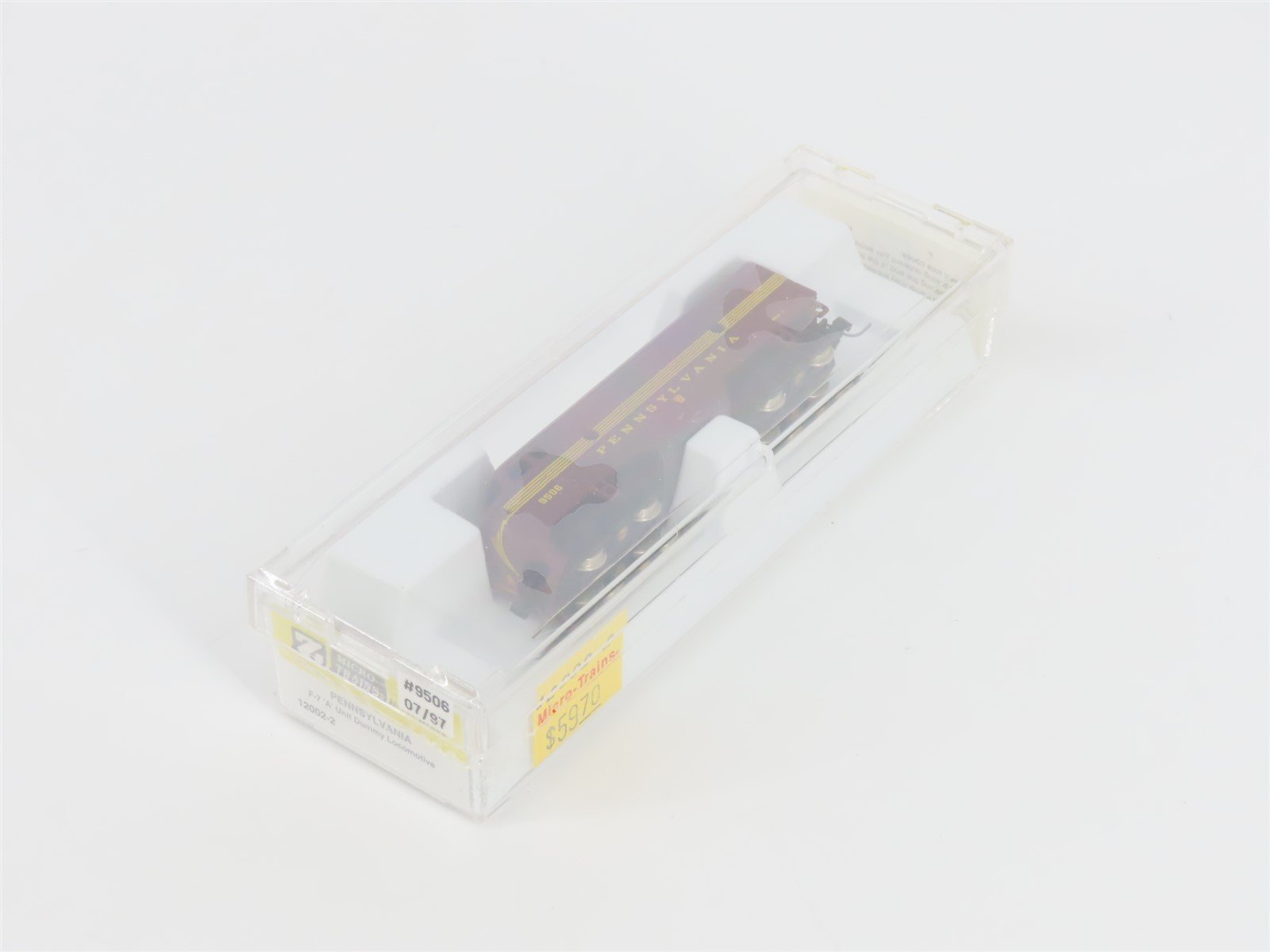 Z Micro-Trains MTL 12002-2 PRR Pennsylvania F7A Diesel #9506 Sealed/UNPOWERED