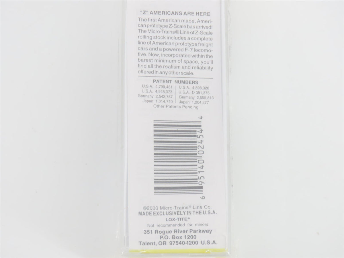 Z Micro-Trains MTL 17010-2 ATSF Santa Fe F7B Diesel Locomotive Sealed/UNPOWERED