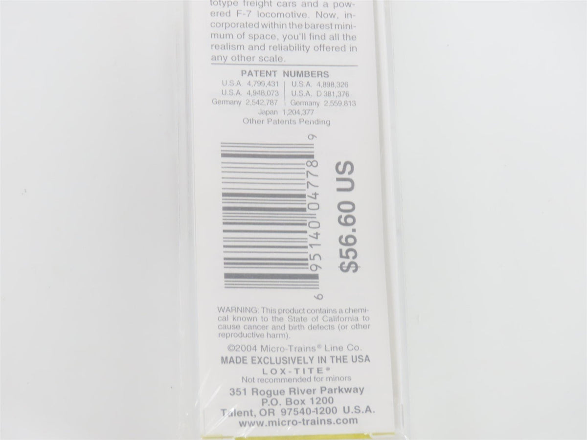 Z Micro-Trains MTL 17012-2 CP Canadian Pacific F7B Diesel #4459 Sealed/UNPOWERED