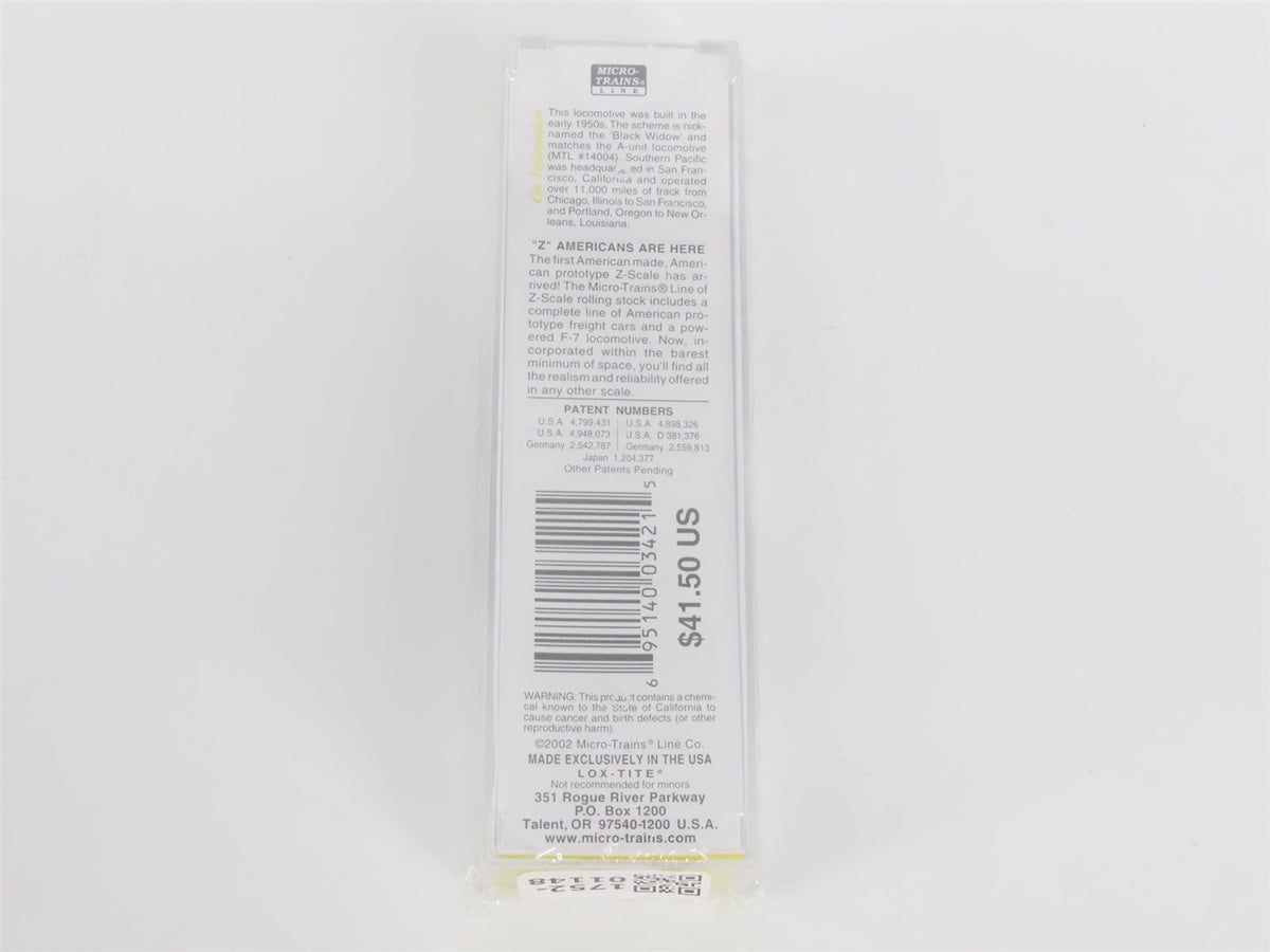 Z Micro-Trains MTL 17004 SP Black Widow F7B Diesel #8023 Sealed/UNPOWERED