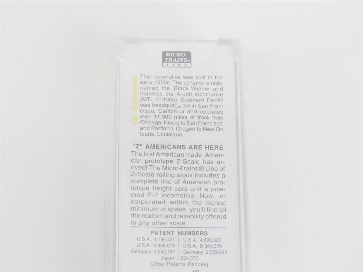 Z Micro-Trains MTL 17004 SP Black Widow F7B Diesel #8023 Sealed/UNPOWERED