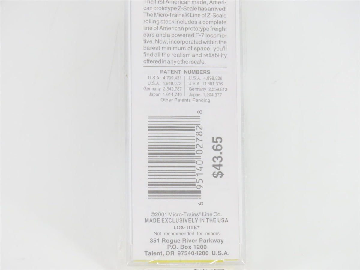 Z Micro-Trains MTL 17008-2 GN Great Northern F7B Diesel Loco Sealed/UNPOWERED