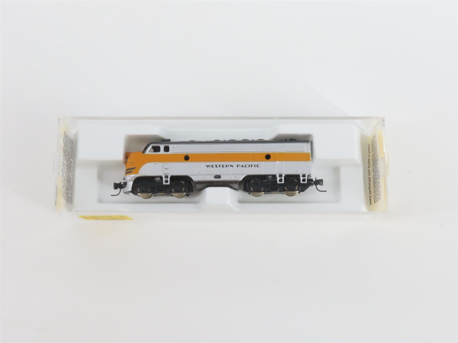 Z Scale Micro-Trains MTL 12006-2 WP Western Pacific F7A Diesel Loco UNPOWERED