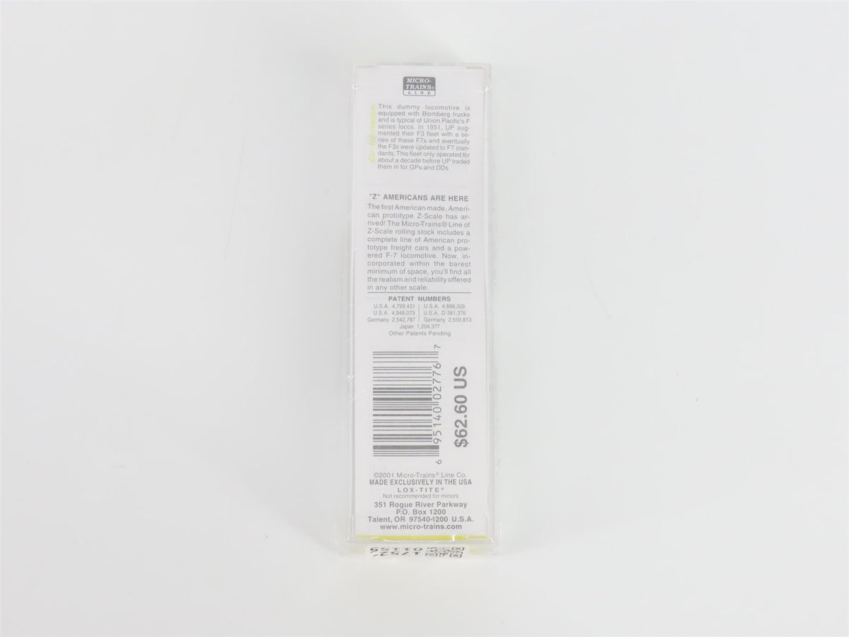 Z Micro-Trains MTL 12001-2 UP Union Pacific F7A Diesel #1471 Sealed/UNPOWERED