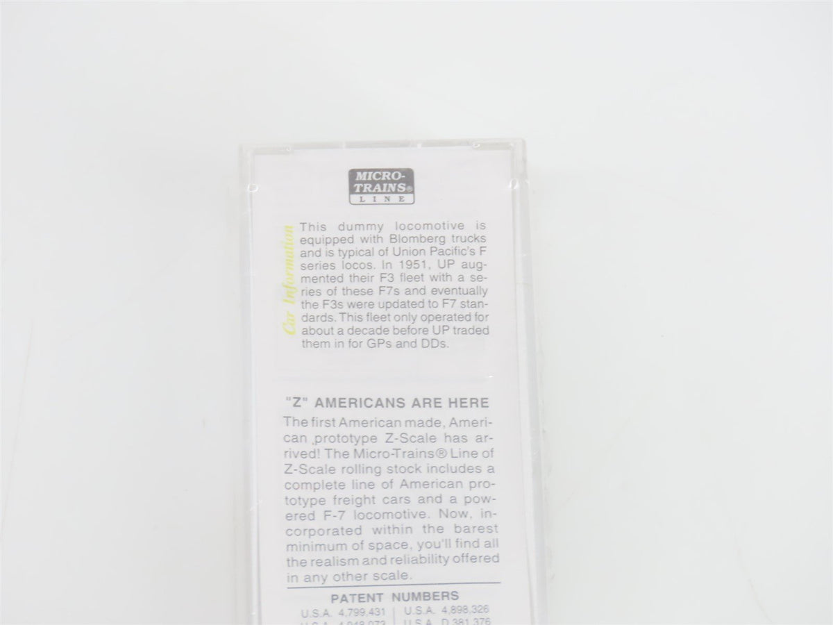 Z Micro-Trains MTL 12001-2 UP Union Pacific F7A Diesel #1471 Sealed/UNPOWERED