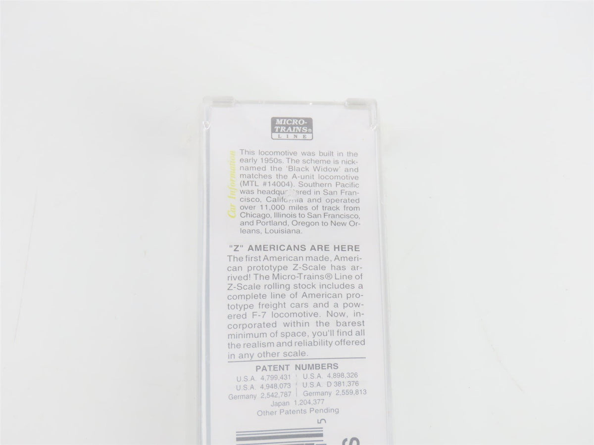 Z Micro-Trains MTL 17004 SP Black Widow F7B Diesel #8023 Sealed/UNPOWERED