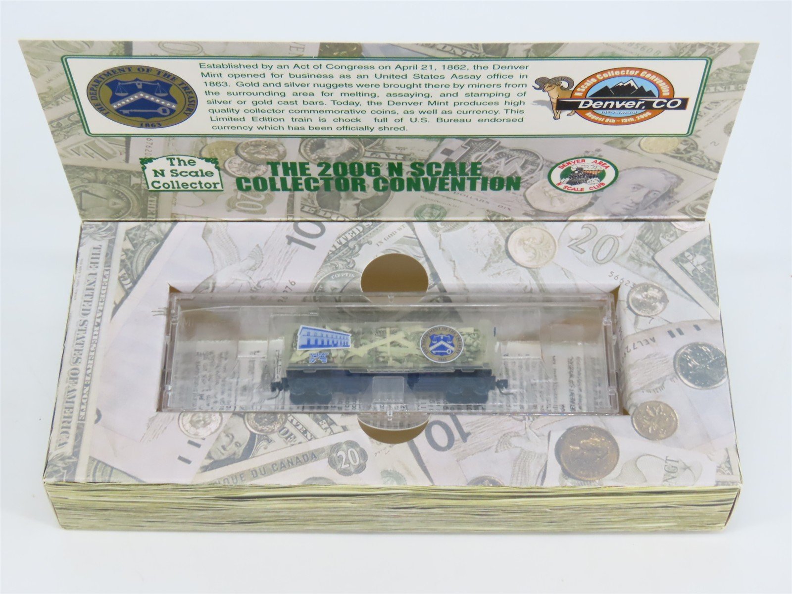 Z Scale Micro-Trains MTL NSC Z06-02 DMC Denver Mint Box Car #1863