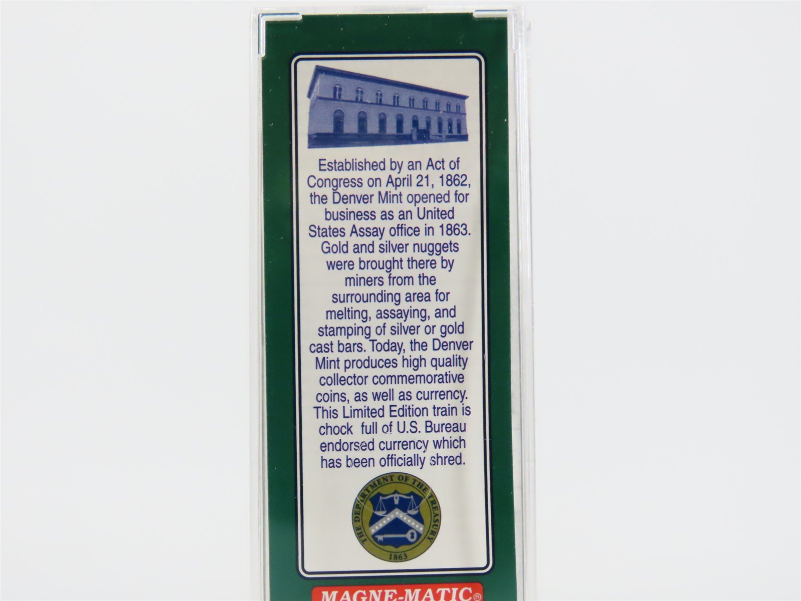 Z Scale Micro-Trains MTL NSC Z06-02 DMC Denver Mint Box Car #1863