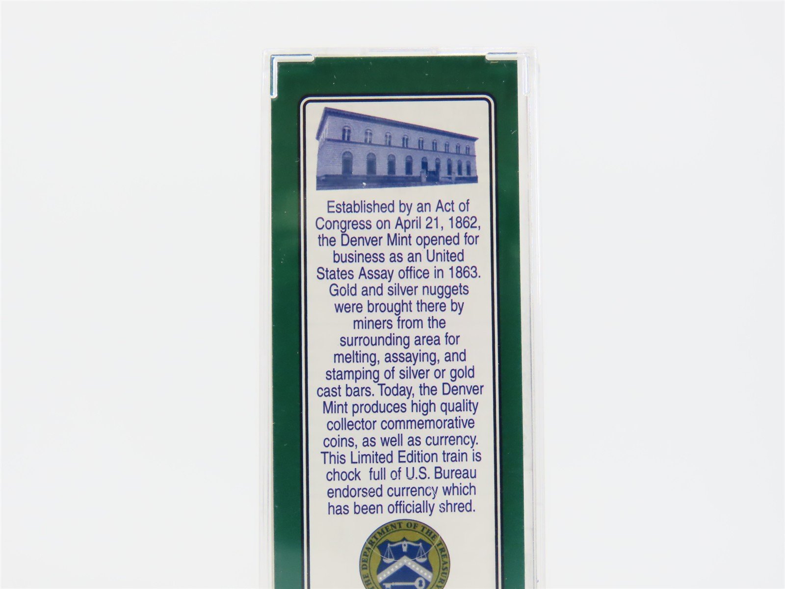 Z Scale Micro-Trains MTL NSC Z06-02 DMC Denver Mint Box Car #1863