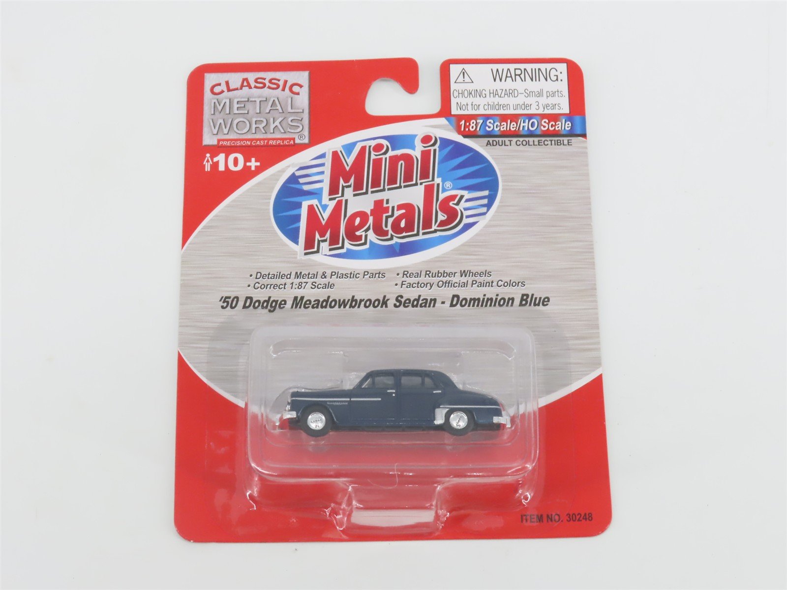 HO 1/87 Scale Classic Metal Works Mini Metals 30248 '50 Dodge Meadowbrook Sedan
