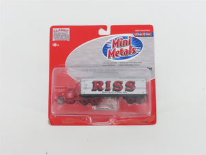 HO 1/87 Classic Metal Works Mini Metals 31147 RISS HI R-190 Tractor Trailer