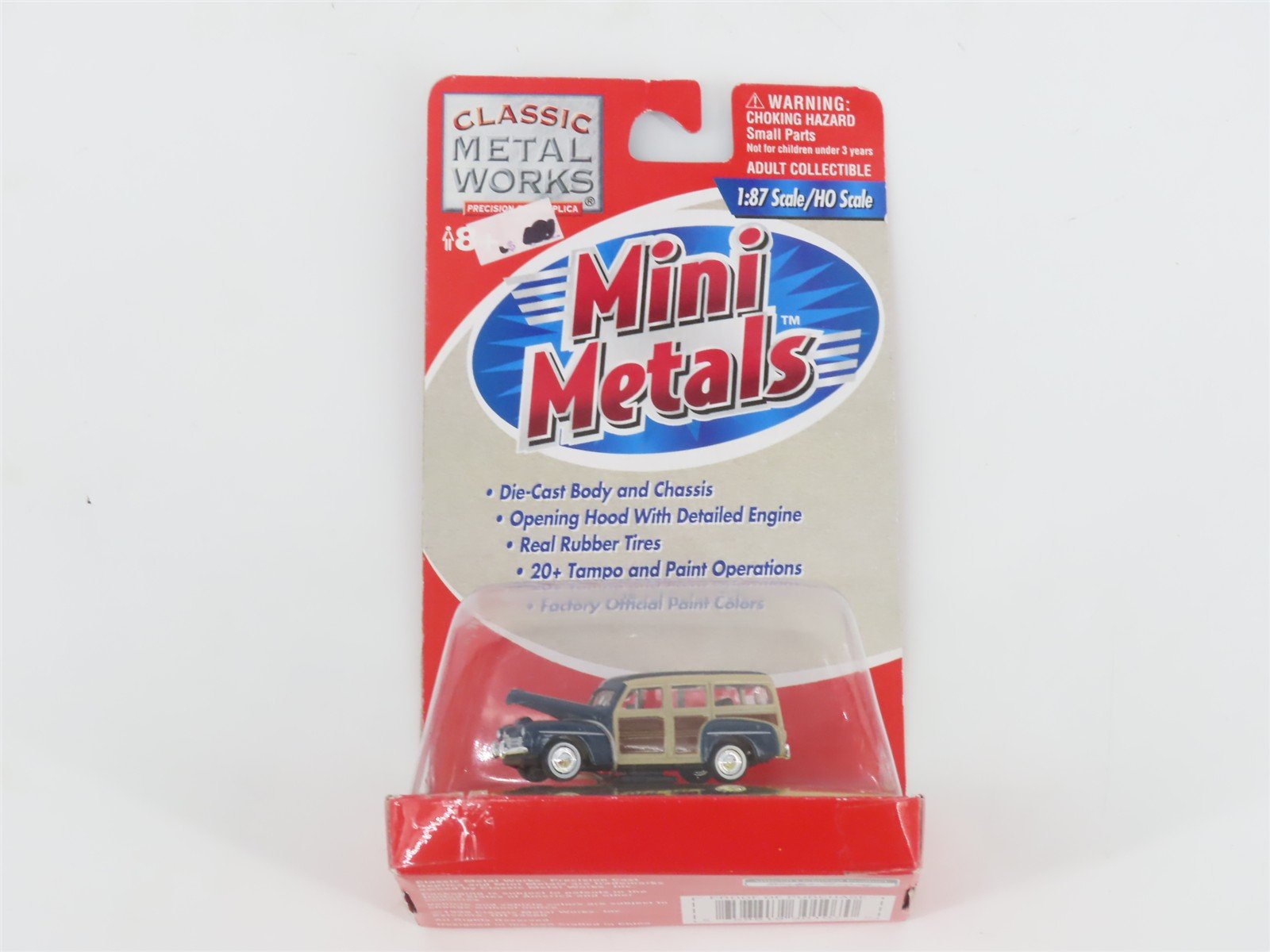 HO 1/87 Classic Metal Works Mini Metals Die-Cast 30107 '48 Ford Woody - Sealed