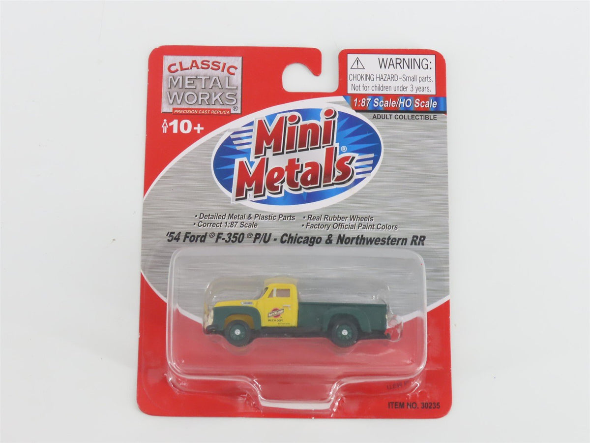 HO 1/87 Scale Classic Metal Works Mini Metals 30235 &#39;54 Ford F-350 C&amp;NW Pickup