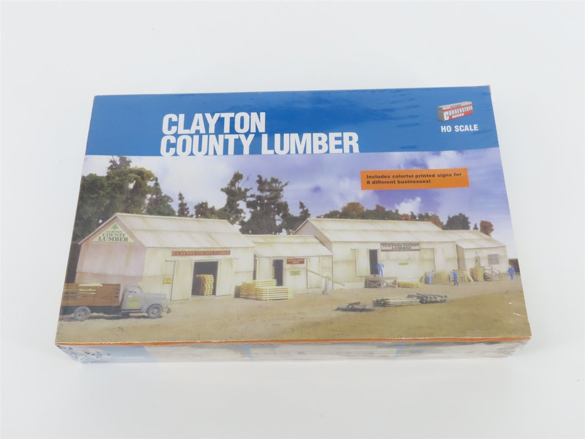 HO 1/87 Scale Walthers Cornerstone Kit 933-2911 Clayton County Lumber - Sealed