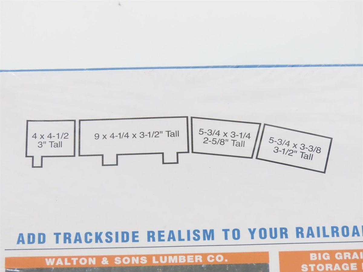 HO 1/87 Scale Walthers Cornerstone Kit 933-2911 Clayton County Lumber - Sealed