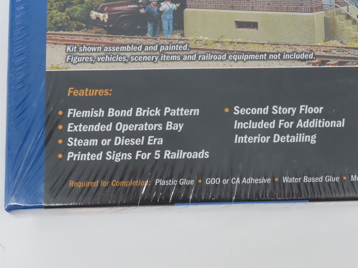 HO Walthers Cornerstone Kit 933-2982 PRR Block &amp; Interlocking Station - Sealed