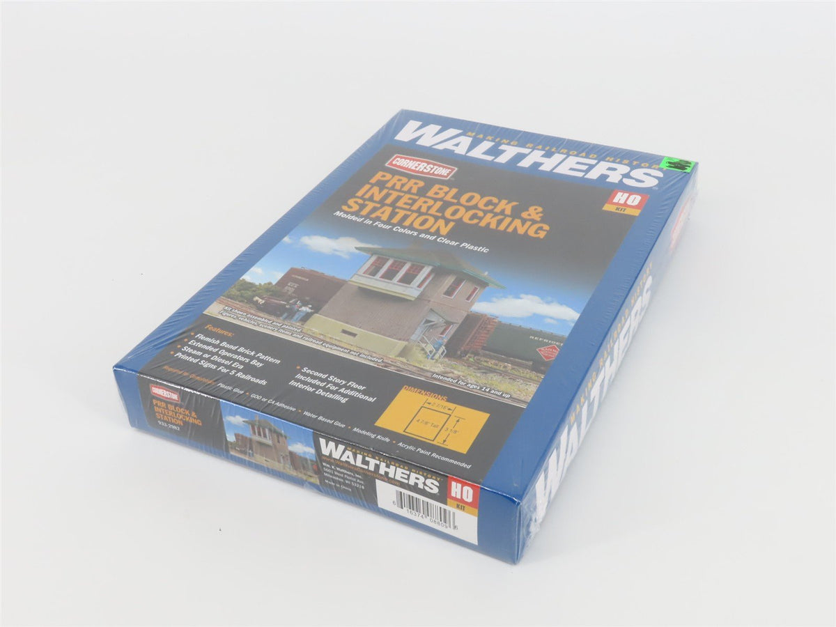HO Walthers Cornerstone Kit 933-2982 PRR Block &amp; Interlocking Station - Sealed