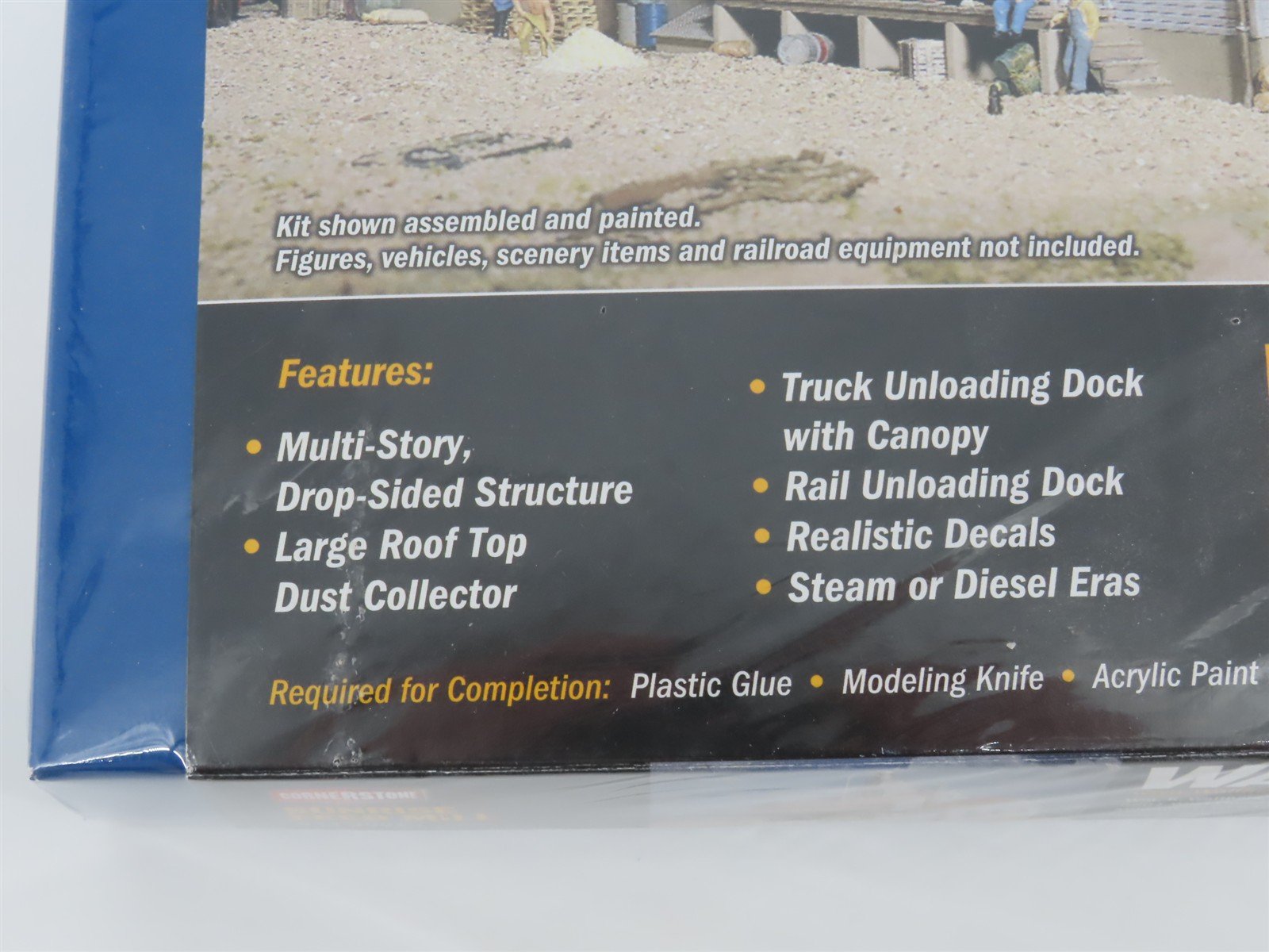 HO 1/87 Scale Walthers Cornerstone Kit 933-3061 Sunrise Feed Mill - Sealed