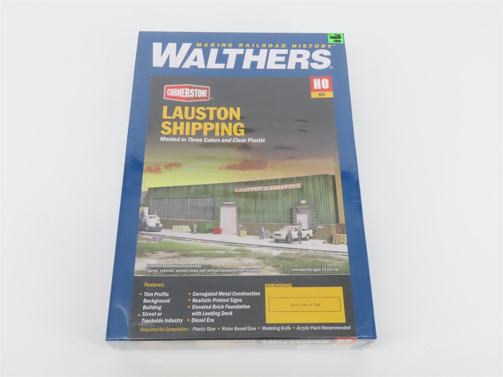 HO 1/87 Scale Walthers Cornerstone Kit 933-3191 Lauston Shipping - Sealed