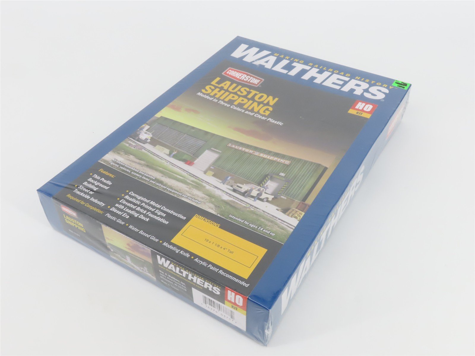 HO 1/87 Scale Walthers Cornerstone Kit 933-3191 Lauston Shipping - Sealed