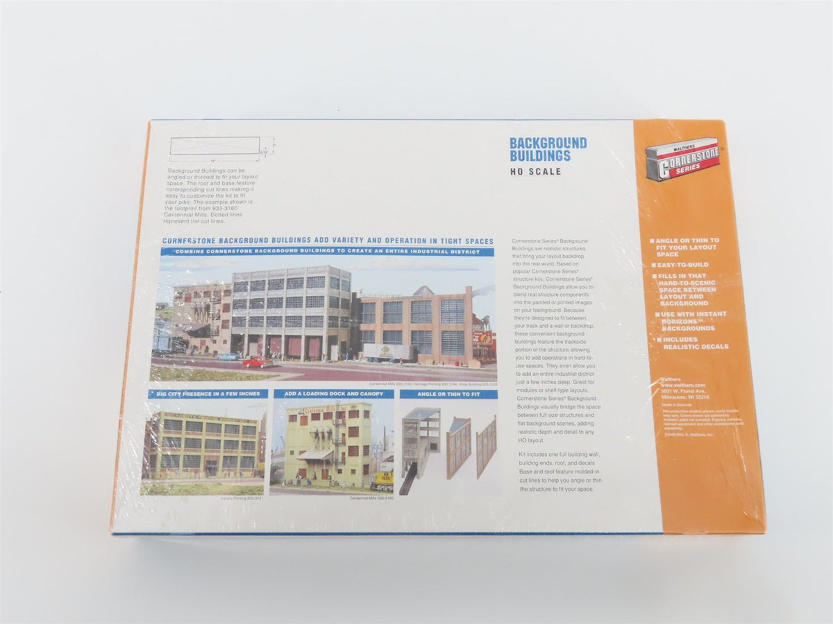 HO 1/87 Scale Walthers Cornerstone Kit 933-3176 Parkview Terrace - Sealed