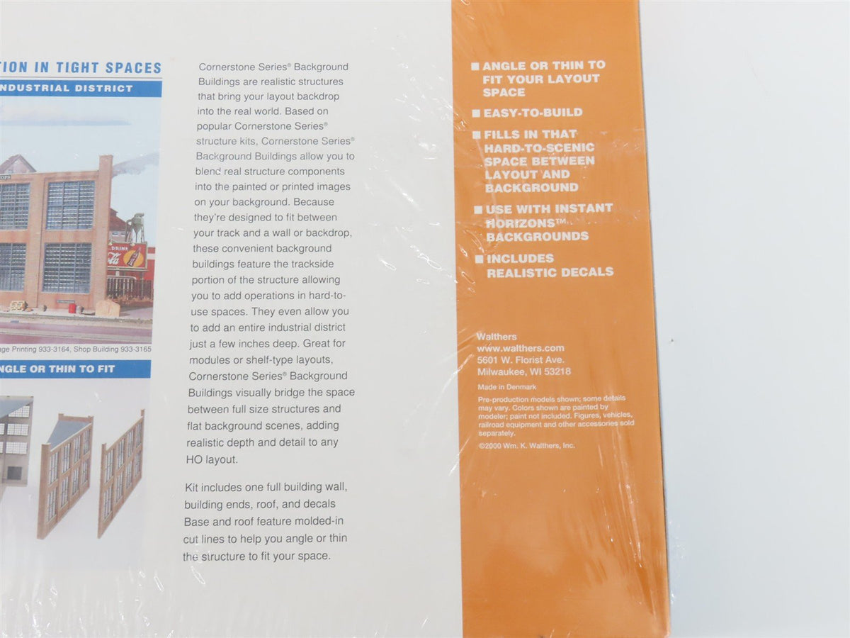 HO 1/87 Scale Walthers Cornerstone Kit 933-3176 Parkview Terrace - Sealed