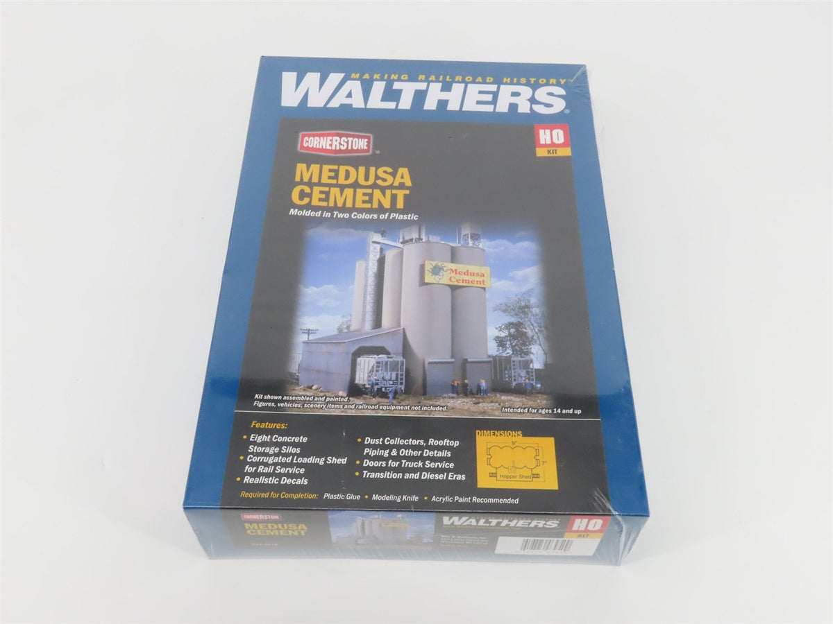 HO 1/87 Scale Walthers Cornerstone Kit 933-3019 Medusa Cement - Sealed
