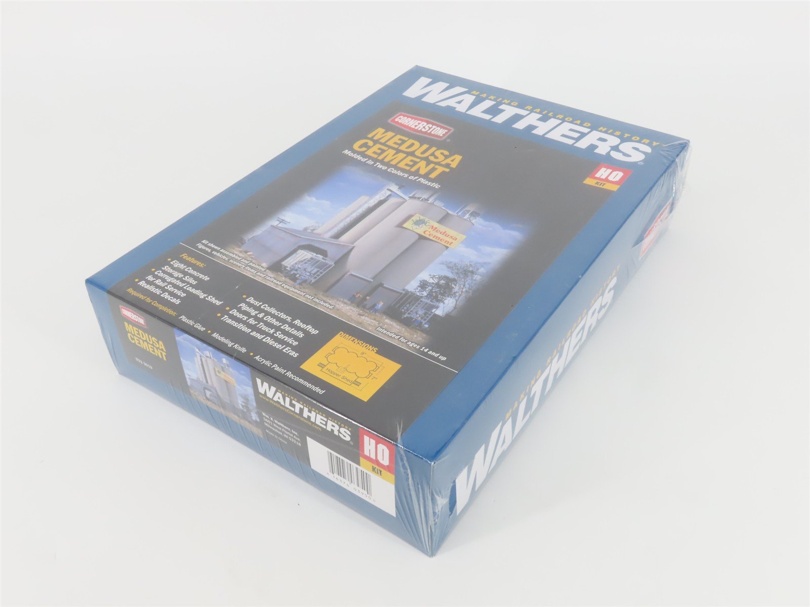 HO 1/87 Scale Walthers Cornerstone Kit 933-3019 Medusa Cement - Sealed