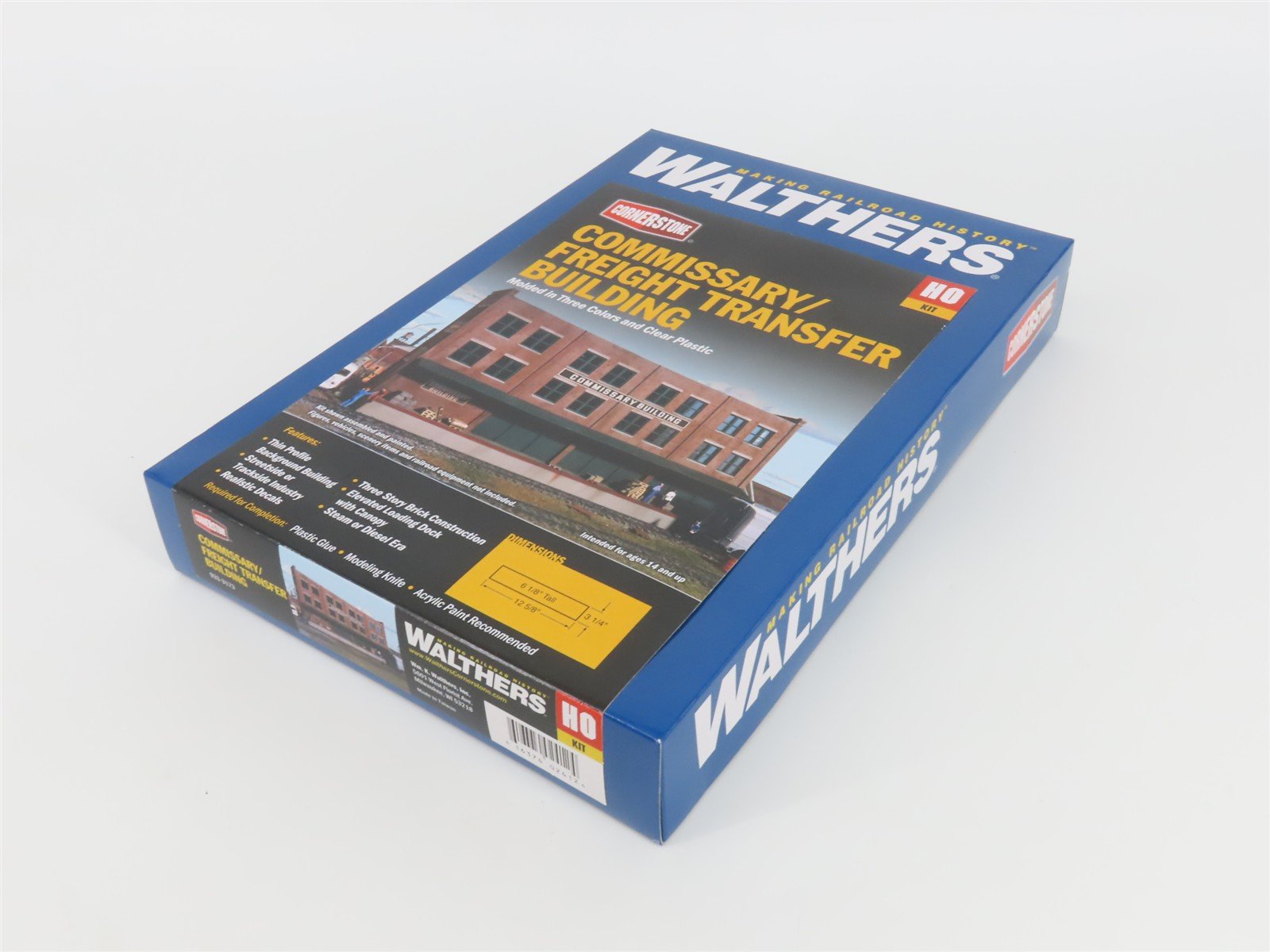 HO 1/87 Walthers Cornerstone Kit 933-3173 Commissary / Freight Transfer Building