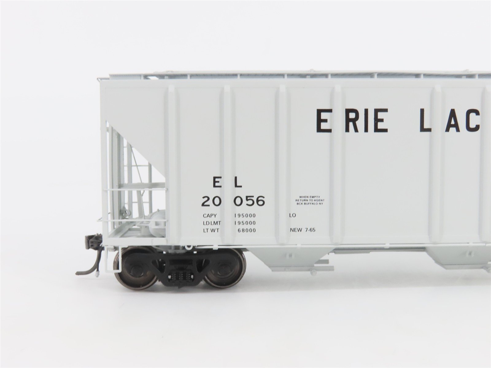 HO Scale ExactRail Platinum EP-80174-2 EL Erie Lackawanna 3-Bay Hopper #20056