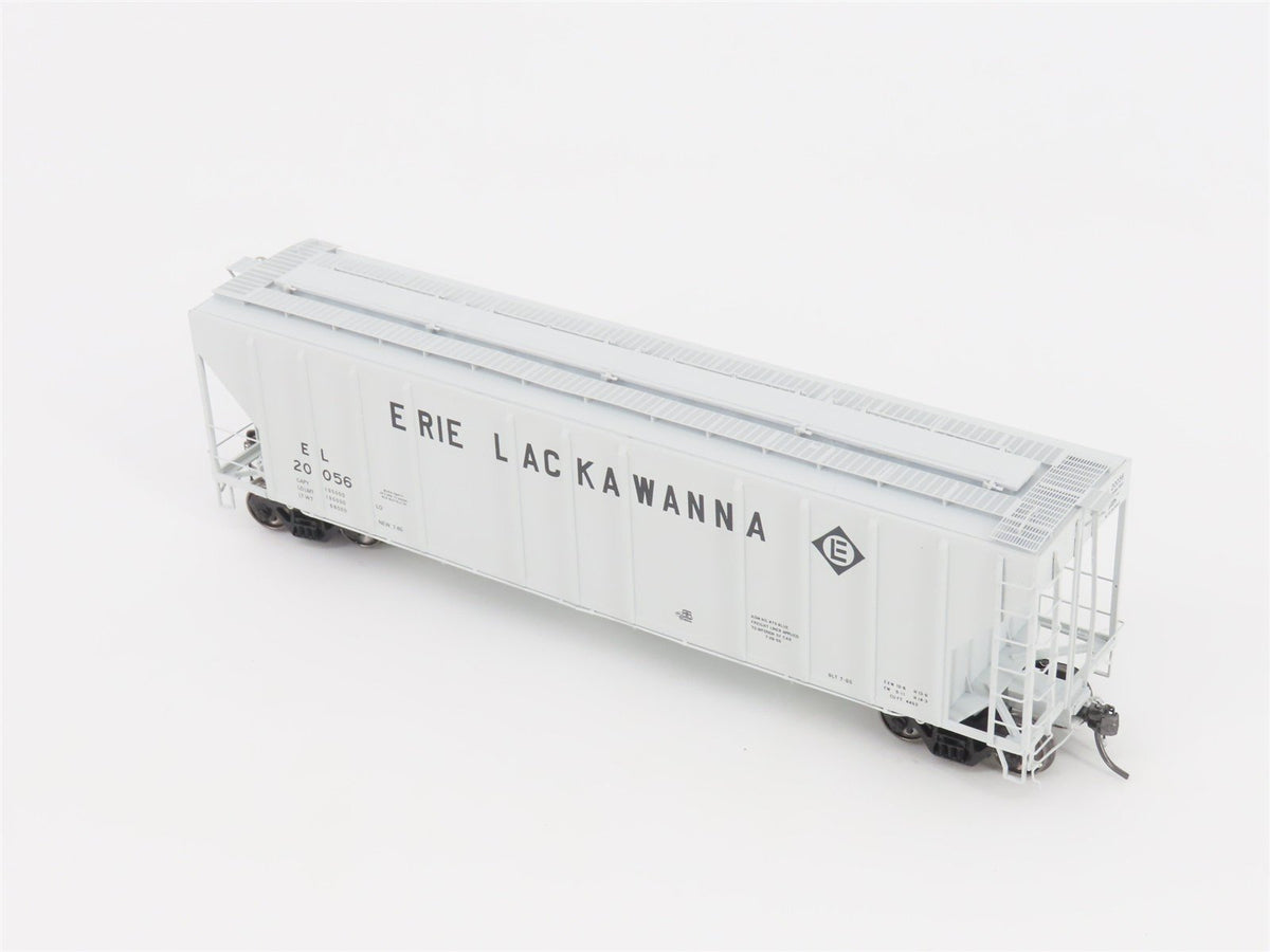 HO Scale ExactRail Platinum EP-80174-2 EL Erie Lackawanna 3-Bay Hopper #20056