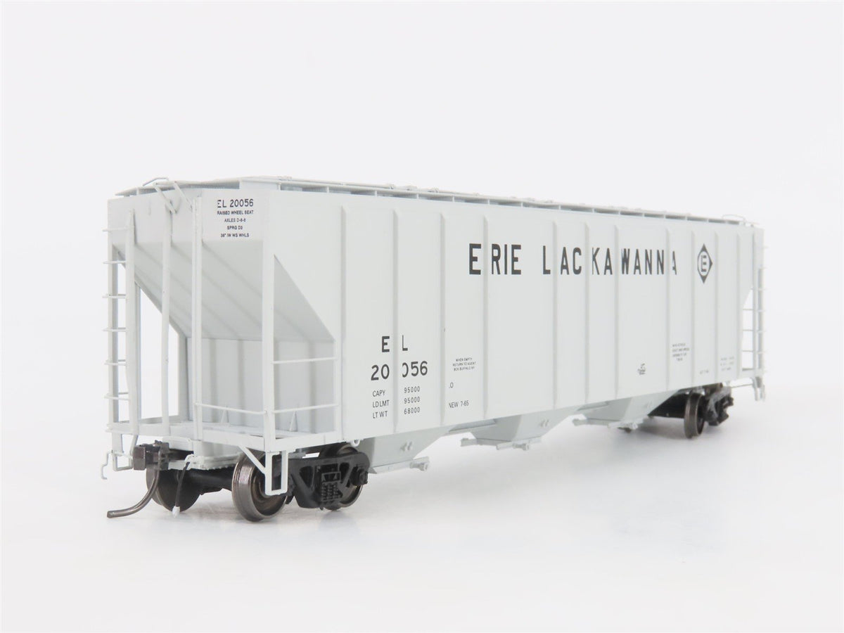 HO Scale ExactRail Platinum EP-80174-2 EL Erie Lackawanna 3-Bay Hopper #20056